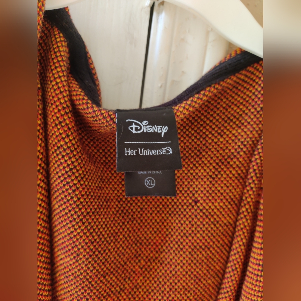 Her Universe Disney Hocus Pocus Dani Hooded Fringe Halloween Cardigan XL NWOT - Picture 12 of 17